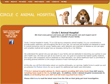 Tablet Screenshot of circlecanimalhospital.com